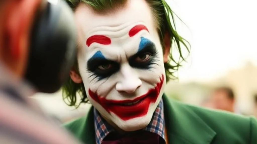 heath ledger joker without makeup
